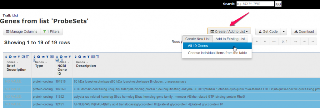 Save the converted results to a new list.